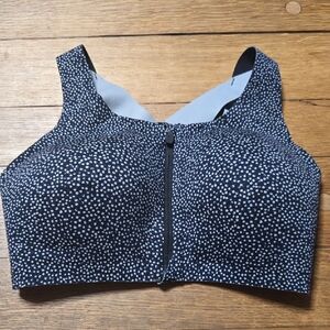 lululemon athletica Black and White Front-Zip Sports Bra